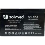 SOLİNVED 12V 7Ah Lead Acid Battery - SOL12-7