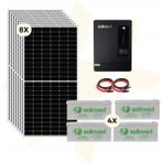 Solinved 9600W Akıllı Mono Siyah Beyaz Güneş Enerjili Paket Sistem