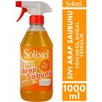 Solixel 1 Litre Kıvamlı Sıvı Arap Sabunu Yeni Nesil Doğal Temizlik ve Yüzey Kullanımı