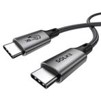 SOLKE USB4 USB-C Kablo 1.8 m 240W 40Gbps 8K 60Hz 4K 144Hz Thunderbolt 3/4 Uyumlu Type-C Hızlı Şarj Veri Görüntü ve Ses Aktarım Kablosu