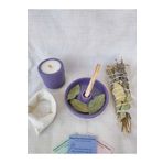 Solman Arınma Ritüel Set Lavanta Yasemin Kokulu Soya Mum Palo Santo Adaçayı Lavanta Meditasyon Tütsü Set