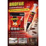 Solmazlar Online Brofar Jel Hamam Böceği ve Karınca Jeli 5 gr Etkili Haşere Ilacı Ev Içi Kullanım 1 Adet