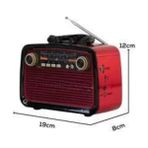 Solmazlar Online Mey Ithalat® Müzik Kutusu Bluetooth Bağlantılı El Fenerli Nostaljik Tasarım Radyo - Belirtilmemiş