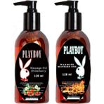 Solmazlar Online Playboy 2 Adet Playboy Erotik Çilek Aromalı Kokulu ve Isıtıcılı Rahatlatıcılı Vücut Masaj Yağı 120ML - Belirtilmemiş