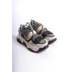 Solo Bag Kadın Buz Siyah Multi Günlük Bağcıksız Yüksek Taban Sneaker Spor Ayakkabı