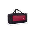 Solo Bag Siyah Bordo Battal Boy Seyahat Çantası 75 Cm