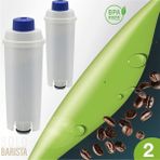 Solo Barista Delonghi Kahve Makinası Kireç Önleyici Su Arıtma Filtresi (2 Adet) - Ahşap - Beyaz