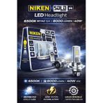 Solo H7 Led Xenon Ampul 6500k Beyaz 8000 Lümen 40w Süper Parlak Far Ampul Seti 2 Adet
