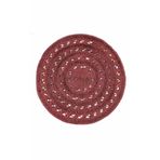 Solo Koleksiyonu Jüt ile üretilen el dokuma sisal kilim CA-106 Rubus, 150 x 150