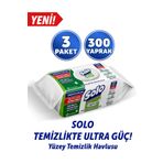 Solo Temizlikte Ultra Güç Sedir Ağacı&yasemin Esintisi Yüzey Temizlik Havlusu 3'lü 300 Yaprak