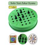 Solo Test Zeka Oyunu 3 Adet Plastik Solotest Beyin Jimnastiği Oyuncak Karne Sınıf Çocuk Hediyesi Dededen Toruna Nostalji