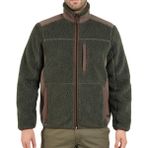Solognac Erkek Ses Çıkarmayan Polar Hırka - Yeşil - Avcılık ve Doğa Gözlemi - 500 - 3XL - Koyu Yeşil