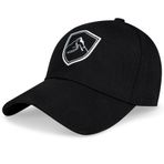 Solohike Basecap erkek, kep, kadın, siperli bere, kadın şapkası, beyzbol şapkası, erkek beyzbol şapkası, erkek yürüyüş, beyzbol şapkası, erkek dağları, spor için beyzbol şapkası, golf kepi, Siyah, Tek