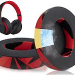 SoloWIT Soğutucu Jel Yedek Kulak Yastıkları için Beats Studio 2 & Studio 3 Kablolu ve Kablosuz Kulaklıklar , Yüksek Yoğunluklu Gürültü Yalıtım Köpüğüne Sahip Kulak Yastıkları, Ek Kalınlık - Kırmızı Fırtına