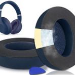 SoloWIT Soğutucu Jel Yedek Kulak Yastıkları için Beats Studio 2 & Studio 3 Kablolu ve Kablosuz Kulaklıklar, Yüksek Yoğunluklu Gürültü Yalıtım Köpüğüne Sahip Kulak Yastıkları, Ek Kalınlık - Lacivert