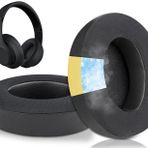 SoloWIT Soğutucu Jel Yedek Kulak Yastıkları için Beats Studio 2 & Studio 3 Kablolu ve Kablosuz Kulaklıklar, Yüksek Yoğunluklu Gürültü Yalıtım Köpüğüne Sahip Kulak Yastıkları, Ek Kalınlık - Siyah