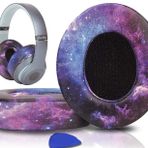 SoloWIT Yedek Kulak Pedleri için Beats Studio 2.0 ve 3 Yastıklar Kablolu/Kablosuz KULAK ÜZERİNDEKİ Kulaklıklar, Yumuşak Protein Derili Kulak Yastıkları, Ses Yalıtımı Hafızalı Köpük (Gökada)