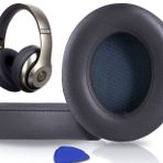 SoloWIT Yedek Kulak Pedleri için Beats Studio 2.0 ve 3 Yastıklar Kablolu/Kablosuz KULAK ÜZERİNDEKİ Kulaklıklar, Yumuşak Protein Derili Kulak Yastıkları, Ses Yalıtımı Hafızalı Köpük (Titanyum)