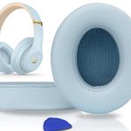 SoloWIT Yedek Kulak Pedleri için Beats Studio 2.0 ve 3 Yastıklar Kablolu/Kablosuz KULAK ÜZERİNDEKİ Kulaklıklar, Yumuşak Protein Derili Kulak Yastıkları, Ses Yalıtımı Hafızalı Köpük