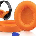 SoloWIT Yedek Kulak Pedleri için Beats Studio 2.0 ve 3 Yastıklar Kablolu/Kablosuz KULAK ÜZERİNDEKİ Kulaklıklar, Yumuşak Protein Derili Kulak Yastıkları, Ses Yalıtımı Hafızalı Köpük（Portaka）