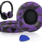 SoloWIT Yedek Kulak Pedleri Minderler için Beats Solo 2 ve Solo 3 Kablosuz Kulak Üstü Kulaklıklar, Yumuşak Protein Derili Kulak Padleri, İlave Kalınlık
