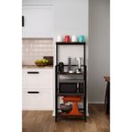 Solto Home MA10-12 Çok Amaçlı Organizer Dolap | Mikrodalga Airfryer Rafı, Düzenleyici Kahve Köşesi - Ceviz