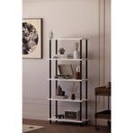 Solto Home Ob45-13 Çevir Kur Modüler 5 Raflı Kitaplık ,Aletsiz Kolay Kurulum