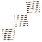 SOLUSTRE 3 Set Kova Çivisi Ev Dekorasyonu Dekoratif Kanepe Mobilya Çivisi Antika Mobilya Meseleye Antika Çiviler Temizlemek Dekoratif Raptiye Döşeme Saplamaları Döşeme Çivisi Ütü 100pcs*3
