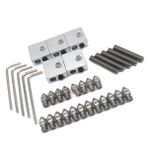 SOLUSTRE 3d Yazıcı Hotend Ekstruder Kiti - Paslanmaz Çelik 1 75 Mm Nozul 30 Mm Tüp Isıtıcı Blok Ve L Anahtarı - Reprap A8 A2 3d Yazıcı Aksesuarları Için İdeal