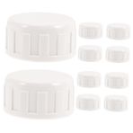 SOLUSTRE Adaptör 10 Adet Dişli Fiş Adaptörü Hortum Bağlantı Parçaları Dış Mekan Aksesuarları Yağmurlama Borusu Uç Kapağı Yağmurlama Başlığı Kapağı Pvc Boru Adaptörü Boru Bağlantı Parçaları