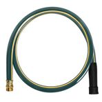 Solution4Patio Expert in Garden Creation 3/4 inç x 1,8 m Kısa Bahçe Hortumu, Sızdırmaz, Yeşil Kurşunsuz Hortum Erkek/Dişi Katı Pirinç Makara Arabası, Su Yumuşatıcı, Nem Alıcı, Kamp RV Filtresi, Janitör Lavabo Hortumu #H165B21