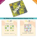 SOLVE (3-4 Yaş) / IQ, Dikkati Güçlendirme Seti-Anasınıfı - TÜZDER Yayınları