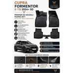 Solveks Cupra Formentor E-Tsı 2024+ Oto Paspas 5d Derin Havuzlu Araca Tam Uyumlu Premium Seri - Siyah