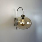 Solvia Bal Rengi Cam Aplik Duvar Lambası Modern Otel Cafe Vintage Salon Yatak Odası Merdiven Retro