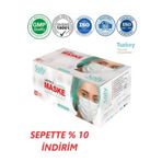 Soly 3 Katlı Cerrahi Full Ultrasonic Maske 1000 Adet mavi