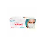 Soly 597303803 Beyaz Care 50 Adet 50'li 1 Kutu Üç Katlı Lastikli Burun Telli Cerrahi Maske