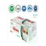 Soly BIDOLUSOLY51235 Care Tek Kullanımlık Üç Katlı Cerrahi Maske Telli 2'li (100 Adet) Ymr01