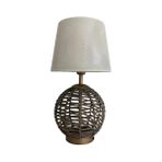 Soly Eskitme Plastik Rattan Abajur
