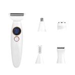 Solys Smoothshave Razor 2.0 Kadın Tıraş Makinesi 5'i 1 Arada Ağrısız Elektrikli Tıraş Makinesi, Vücut, Bikini Bölgesi, Koltuk Altı, Kaş ve Burun Kıllarına Uygun
