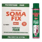 Somafix 12 Adet 750 ml - 920 gr Mantolama Şişmeyen Poliüretan Köpük