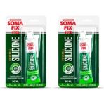 Somafix 2 50 ml Şeffaf Tüp Silikon Genel Amaçlı Yapıştırıcı Antibakteriyel Esnek Materyal