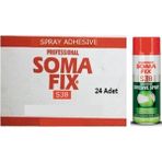Somafix 24 Adet 500 ml Somafix Genel Amaçlı Tekstil Sünger Sprey Yapıştırıcı