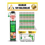 Somafix Poliüretan Termal Yalıtım Sprey Köpük Isı Ve Ses Yalıtım 30 Adet