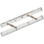 Somay Store Paralel Cetvel Harita Gemi Cetveli 45 cm