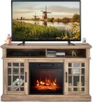 Şömine TV Sehpası, TV'ler için Elektrikli Şömine TV Sehpası Şömine Uzaktan Şömine TV Sehpası Elektrikli Şömine(Natural)