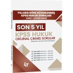Son 5 Yıl Kpss Hukuk Çıkmış Sorular 2025