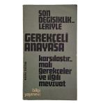 Son Değişiklikleriyle Gerekçeli Anayasa Karşılaştırmalı Mali Gerekçeler Ve İlgili Mevzuat (İkinci El)