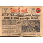 Son Saat Gazetesi 31 Ağustos 1948 - Amerika Bir Milyon Kişiyi Altına Almağa Başladı ! - Schuman Kabineyi Hazırladı GZ119244