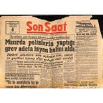 Son Saat Gazetesi 6 Nisan 1948 - Amerika Alaskada Hava Üstleri Kuruyor GZ71048