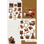 Sonbahar Akademisi Temalı Şeffaf Sticker Seti 01-02 Ajanda Planlayıcı Bullet Journal Için Uygundur - Renkli - Yarı Şeffaf Sticker - 10,5 x 15 cm